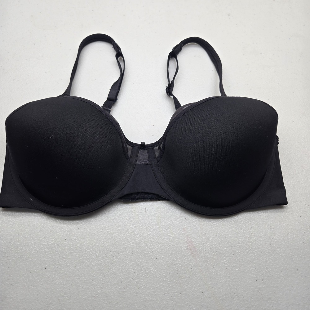 Bali Women Bra 36C Black T Shirt Underwired Strap Adjustable‎